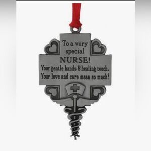 Nurse Ornament with Message